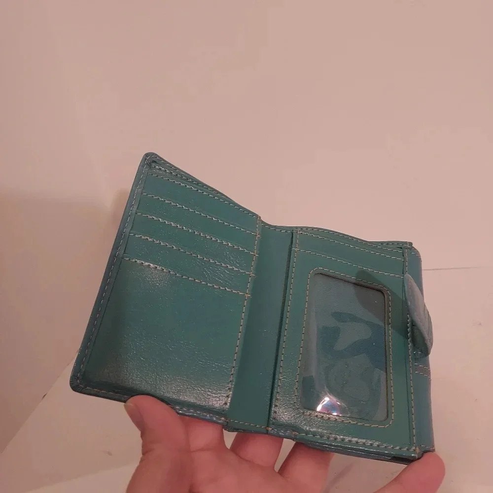 Kenneth Cole Reaction Leather Blue Bifold Wallet